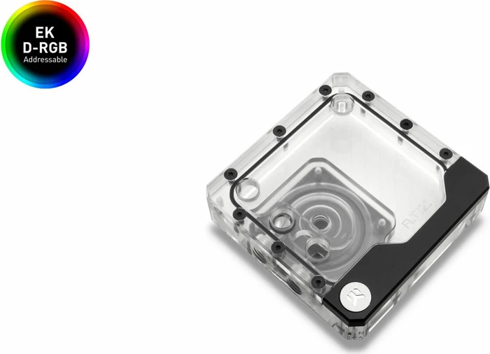 EK Water Blocks Quantum Line EK-Quantum Kinetic FLT 120 DDC PWM D-RGB, Acryl, mit Pumpe