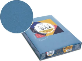 Clairefontaine Text & Cover ledergeprägt Universalpapier dunkelblau, A4, 270g/m², 100 Blatt
