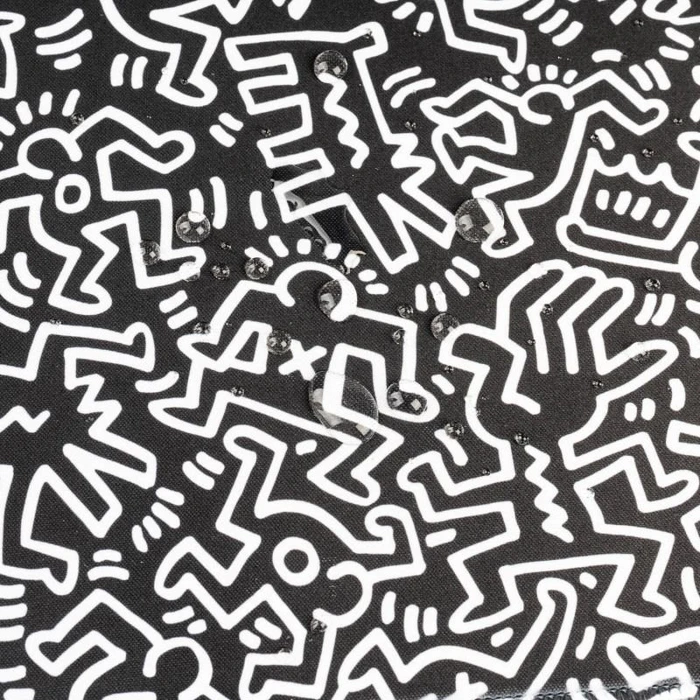 Grupo Erik Editores Keith Haring XL Mousepad, 800x350mm, schwarz/weiß
