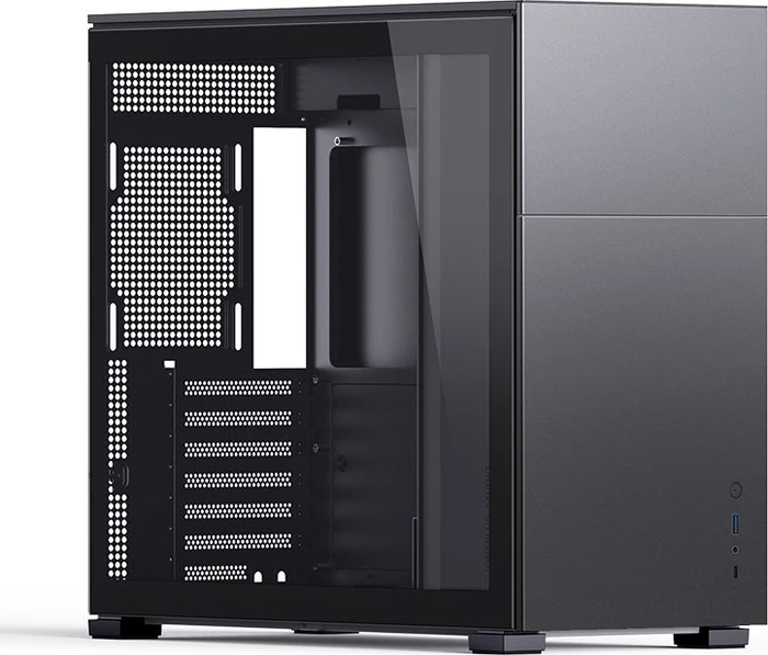 Jonsbo D41 Black, schwarz, Glasfenster