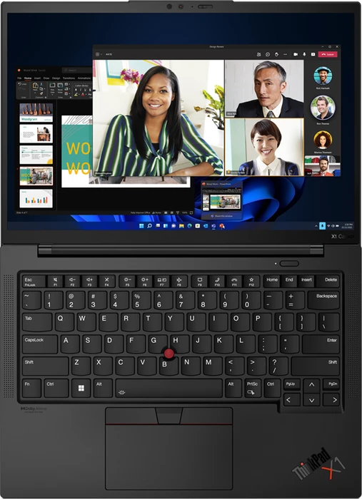 Lenovo ThinkPad X1 Carbon G10, Black Paint, Core i5-1235U, 16GB RAM, 512GB SSD, 5G, DE