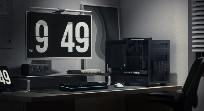 DeepCool CH160, schwarz, Glasfenster, Mini-ITX