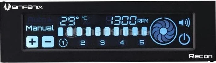 BitFenix Recon schwarz, 5.25" Lüftersteuerung 5-Kanal