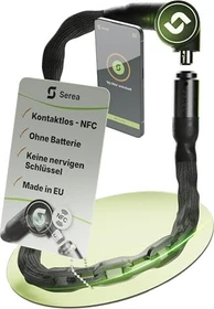 Serea Bold 100 Kettenschloss, elektronischer Schlüssel schwarz