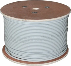 Alantec Twisted-Pair Verlegekabel PVC, Cat5e, U/UTP, ohne Stecker, 500m, grau