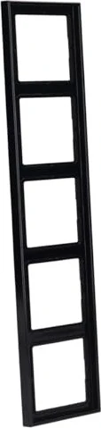 Jung Serie LS 990 Rahmen 5-fach, schwarz