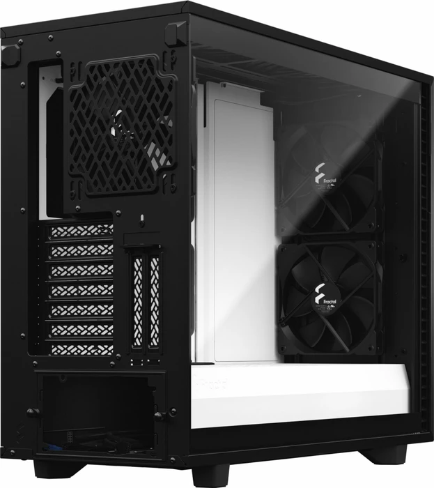 Fractal Design Define 7 Black/White TG Clear Tint, Glasfenster, schallgedämmt