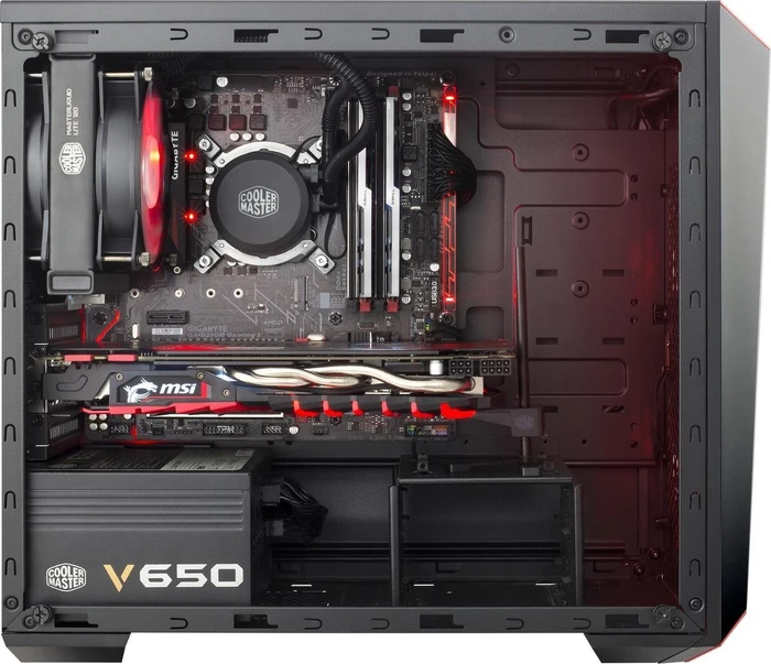 Cooler Master MasterBox Lite 3.1, schwarz, Acrylfenster