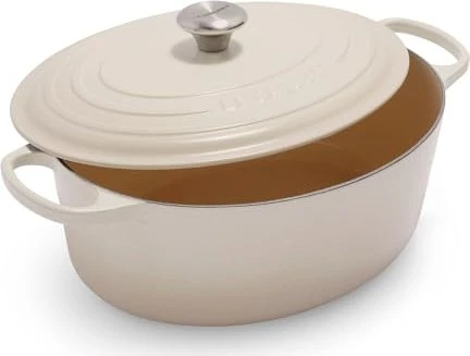 Le Creuset Signature Gusseisen Bräter oval 33cm 7.5l meringue
