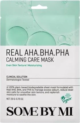 Some by Mi Real AHA BHA PHA Calming Care Mask, 20ml