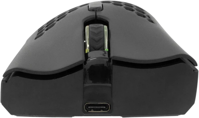 White Shark Lionel Black Wireless Gaming Mouse, schwarz, USB