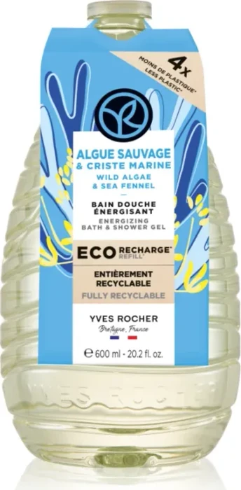 Yves Rocher Wildalge & Meerfenchel Duschgel Refill, 600ml