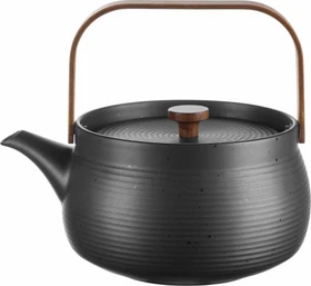 ASA Selection japandi Teekanne mit Holzgriff 1.5l schwarz
