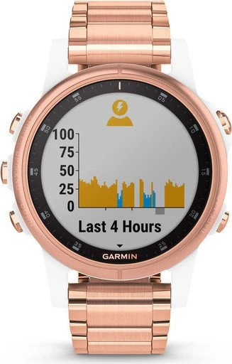 Garmin Fenix 5S Plus Sapphire rosegold mit Metallarmband