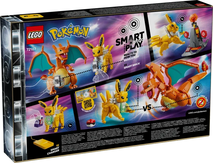LEGO Pokémon SMART Play - Ultimativer Showdown zwischen Glurak und Blitza