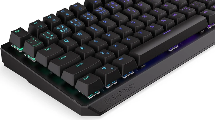 Endorfy Thock 75% Wireless, PBT, LEDs RGB, hot-swap, Black, Kailh Box BLACK, USB/Bluetooth, CZ