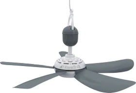 Eurotrail Faltbarer Deckenventilator grau/weiß