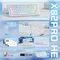 Attack Shark X82PRO HE Magnetic 75%, weiß mit Kontur, LEDs RGB, Outemu White Jade Magnetic, USB/Bluetooth, US Vorschaubild