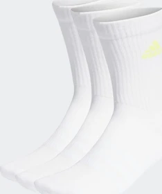 adidas Cushioned Crew Socken white/lucid cyan/lucid lemon/lucid pink, 3 Paare