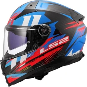LS2 FF811 Vector II Carbon Tantic schwarz/blau/rot
