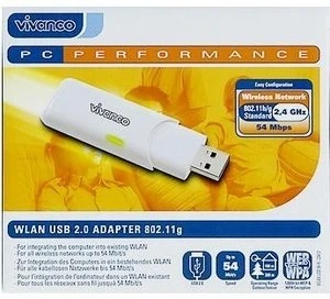 Vivanco WLAN USB 54-N, USB 2.0