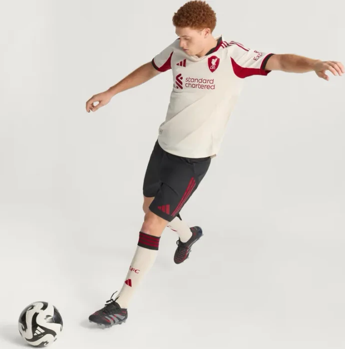 adidas Liverpool FC Authentic 2025/2026 Auswärtstrikot kurzarm (Herren)