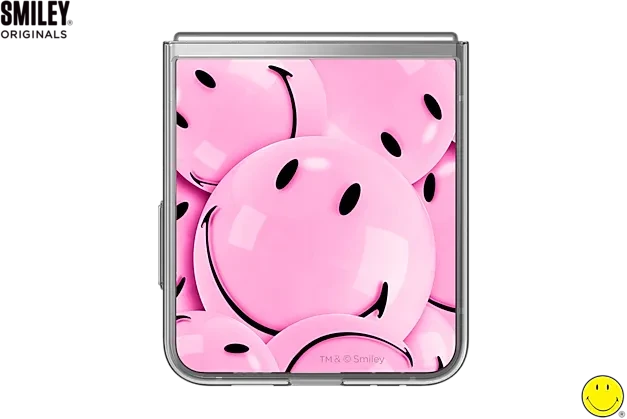 Samsung Slash B Slash Smiley Pink Flipsuit Card