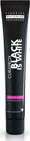 Curaden Curaprox Black is White Zahncreme, 90ml