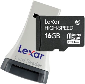 Lexar R48/W20 16GB USB-Kit, Class 10 (LSDMI16GBSBEUR / LSDMI16GBBEUR)