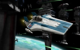 Revell Star Wars Episode VIII Build & Play Resistance A-Wing Fighter blau