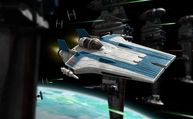 Revell Star Wars Episode VIII Build & Play Resistance A-Wing Fighter blau