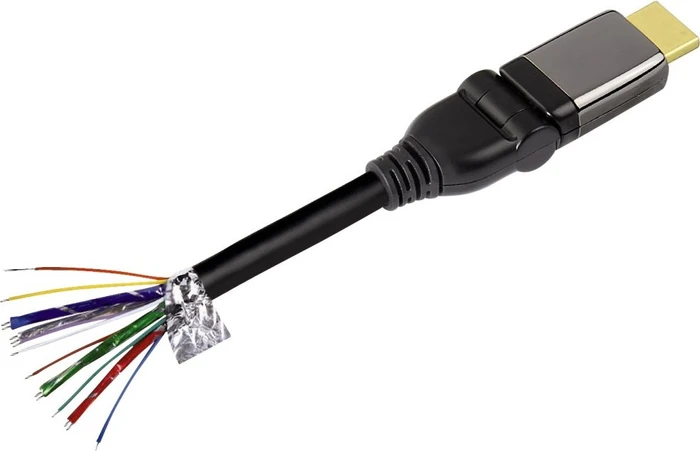 Hama High Speed mit Ethernet HDMI 1.4 Kabel und rotierbarem Stecker schwarz, 1.50m