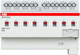 ABB SA/S8.16.2.2 Schaltaktor 8-fach, 230V, 16A, 8TE REG, Schaltaktor (2CDG110263R0011)