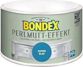 Bondex Perlmutt-Effekt Farbe innen saphir blau, 500ml