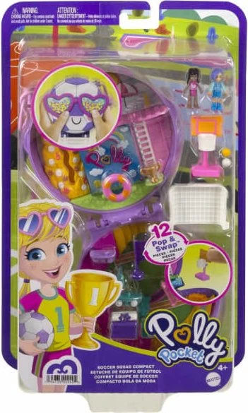 Mattel Polly Pocket - Fußball Schatulle