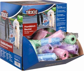 Trixie Dog Pick Up Hundekotbeutel im Display farbig sortiert, Kunststoff, Größe M, 70x 20 Stück