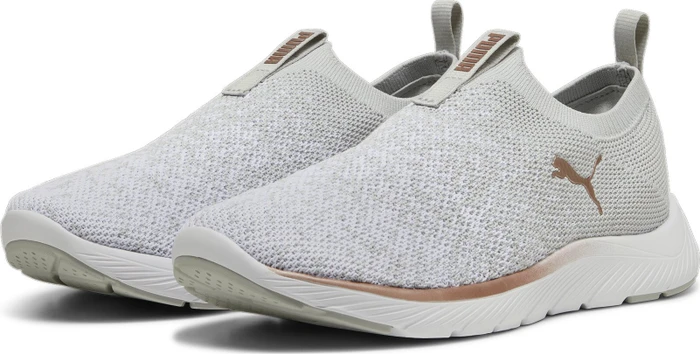 Puma Softride Premier Slip-On ash gray/puma white/rose gold (Damen)