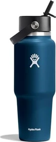 Hydro Flask Wide Mouth Travel Flex Straw Cap Isolierflasche 946ml indigo
