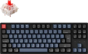 Keychron K8 Pro, TKL, schwarz, LEDs RGB, hot-swap, Gateron G Pro RED, USB/Bluetooth, DE