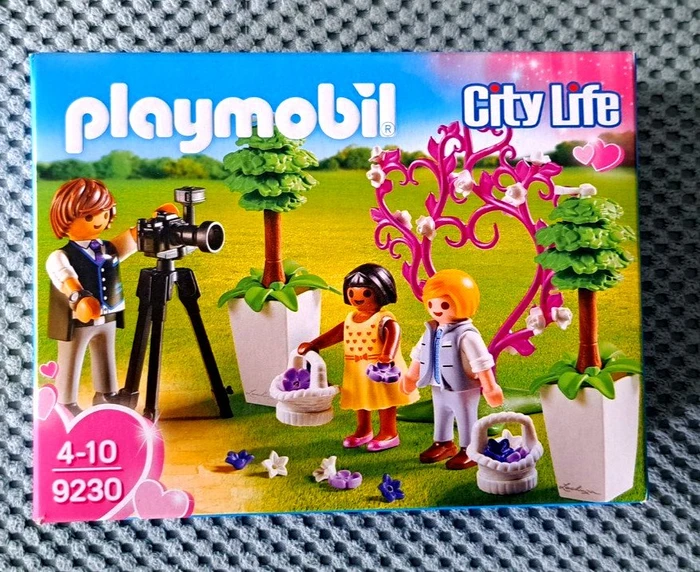 playmobil City Life Fotograf mit Blumenkindern