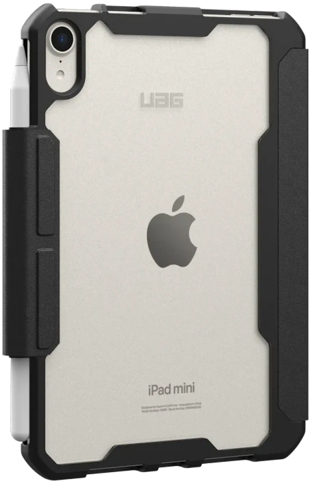 UAG Essential Armor Folio Case für iPad mini 7 (A17 Pro), schwarz