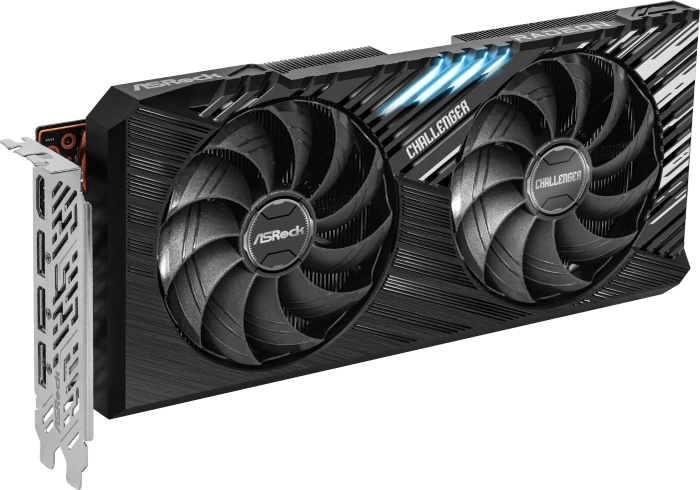 ASRock Radeon RX 7800 XT Challenger 16GB OC, RX7800XT CL 16GO, 16GB GDDR6, HDMI, 3x DP