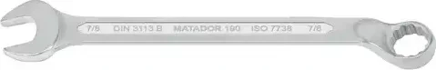 Matador 0190 Ring-Maulschlüssel zöllig, 7/8"x290mm