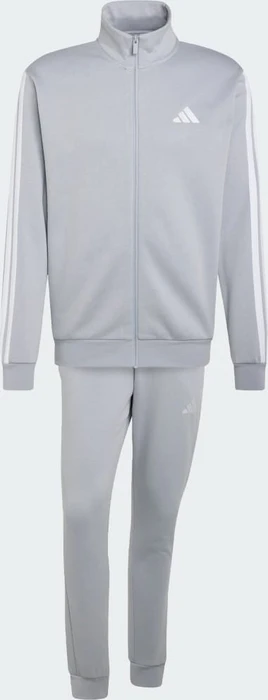 adidas Sportswear Basic 3-Streifen Trainingsanzug halo silver (Herren)