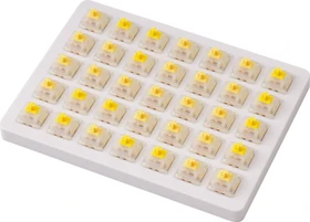 Keychron Gateron Cap Milky-Yellow Switch Set, 35er-Pack