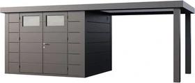 Telluria Classico 3024 Gerätehaus inkl. Anbau 2.84m rechts anthrazit