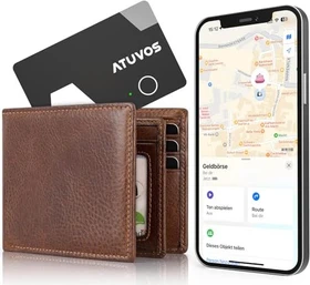 Atuvos Air Tag Card Wallet schwarz