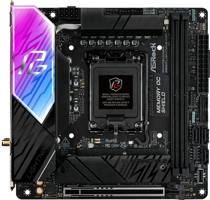 ASRock Phantom Gaming B860I Lightning WiFi (Intel 1851)