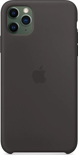 Apple Silikon Case für iPhone 11 Pro Max schwarz