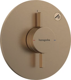 Hansgrohe DuoTurn S Thermostat mit 1 Ventilen brushed bronze
